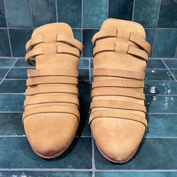 Free People Byron leather heeled mules - Picture 5 of 5